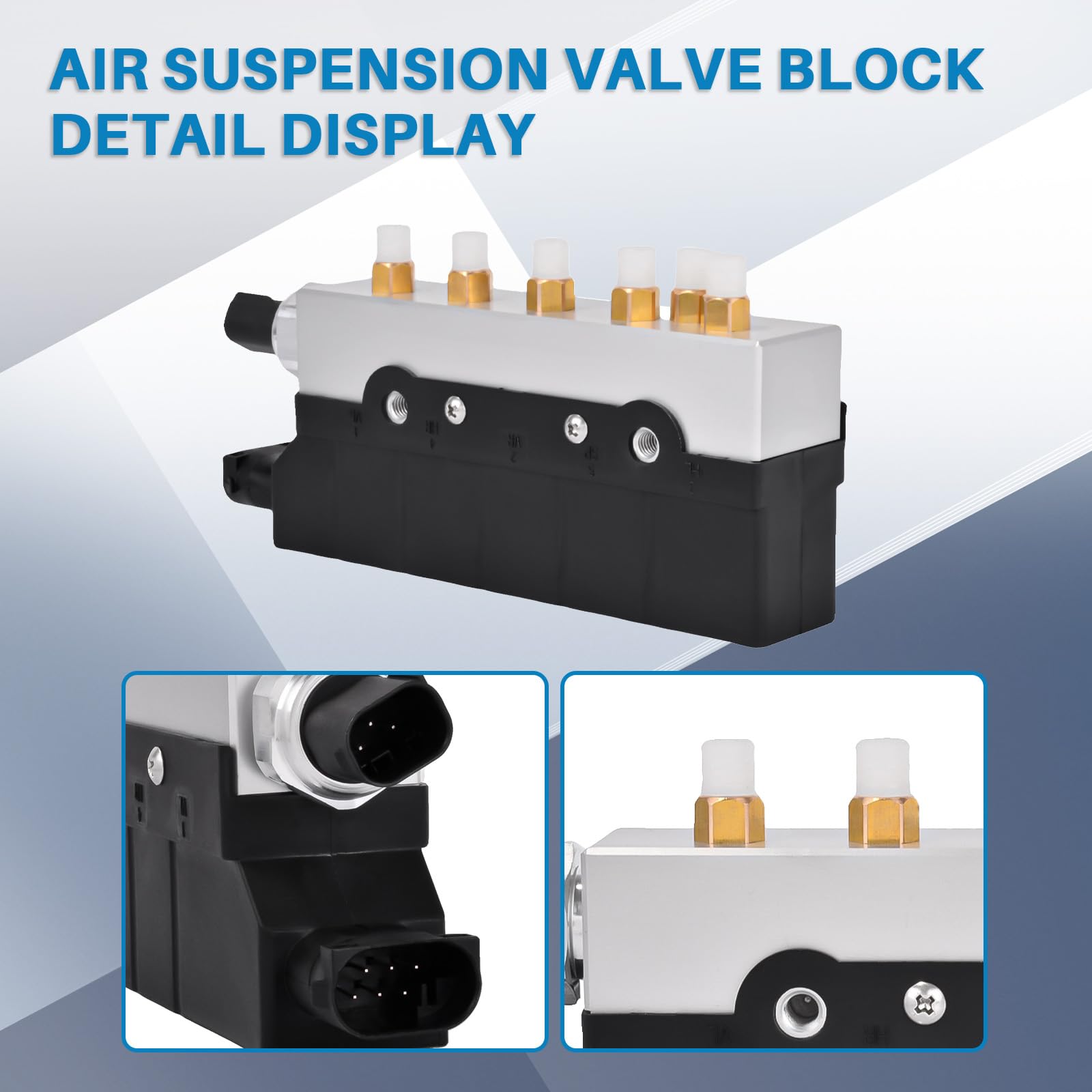 Bloque de válvulas de suspensión neumática compatible con la Clase S Berlina W220 S 280 S 350 S 430 4-matic S 55 AMG S 65 AMG, recambio para 2203200258 A2203200258