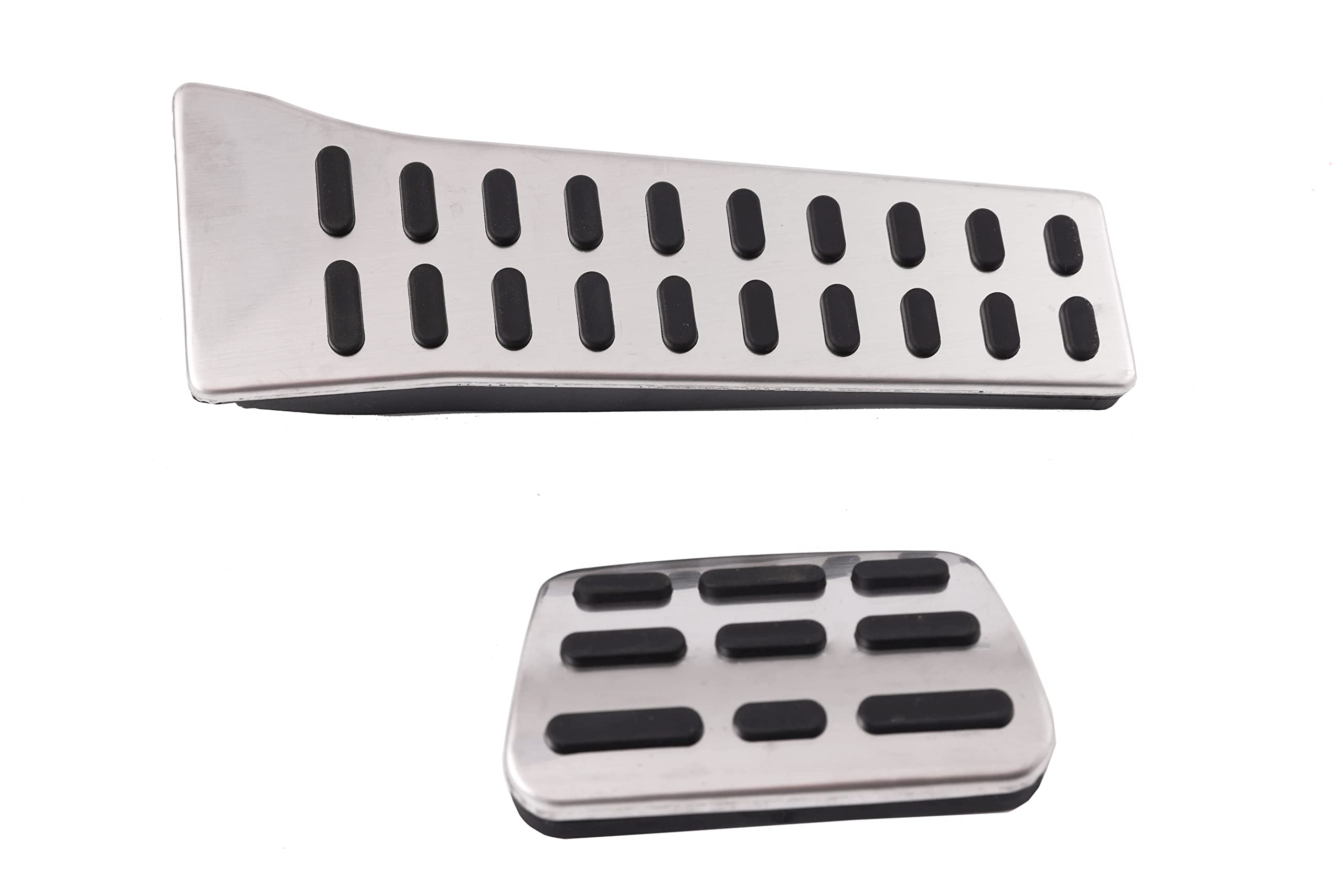 ICTRONIX Edelstahl Pedal Pads Für Mercedes - Rutschfeste Pedalauflagen Set