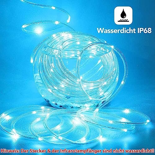 Produktbild von 100m 1000LEDs Lichterschlauch Mit Stecker Schlauch Außen Mit