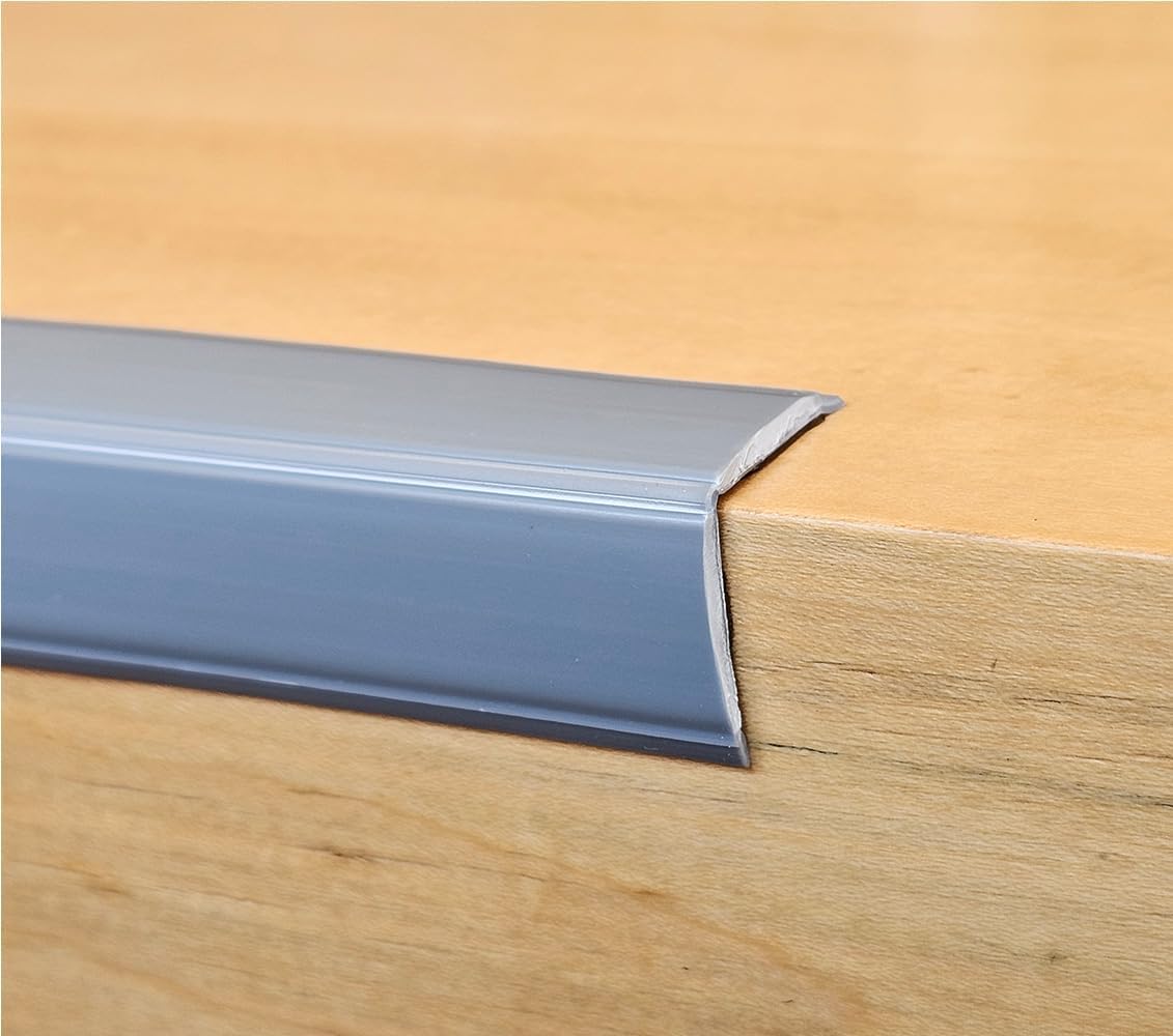 Inside & Outside Corner Trim, Peel and Stick Wall Molding Trim 3D DIY Decorative Lines for Wall Floor Window Door Ceiling and More,Flexible,Self-Adhesive,1.5in x 16ft, Tele-Grey