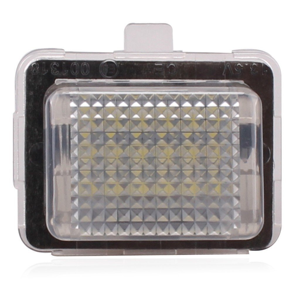 Plaque Immatriculation LED KATUR 1.5W - Blanc 5500K - Pour Mercedes W221, W212, W204 - 18 SMD