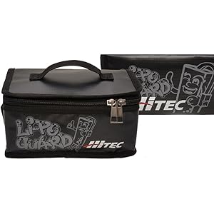 リポバッテリー4本　リポバッテリーセーフティバック リポバッテリー用収納ケース Lipo Safety Bag | Hitec Multiplex