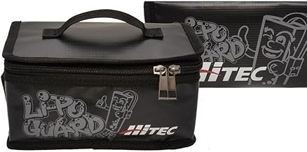 【日本正規品】 ハイテック Li-Po Safety Bag リポバッテリー用収納ケース バッテリー リポガード LiPo Bag 防爆バッグ 耐火バッグ ケース 防水 防爆 防炎 持ち運びに便利 HMJ500