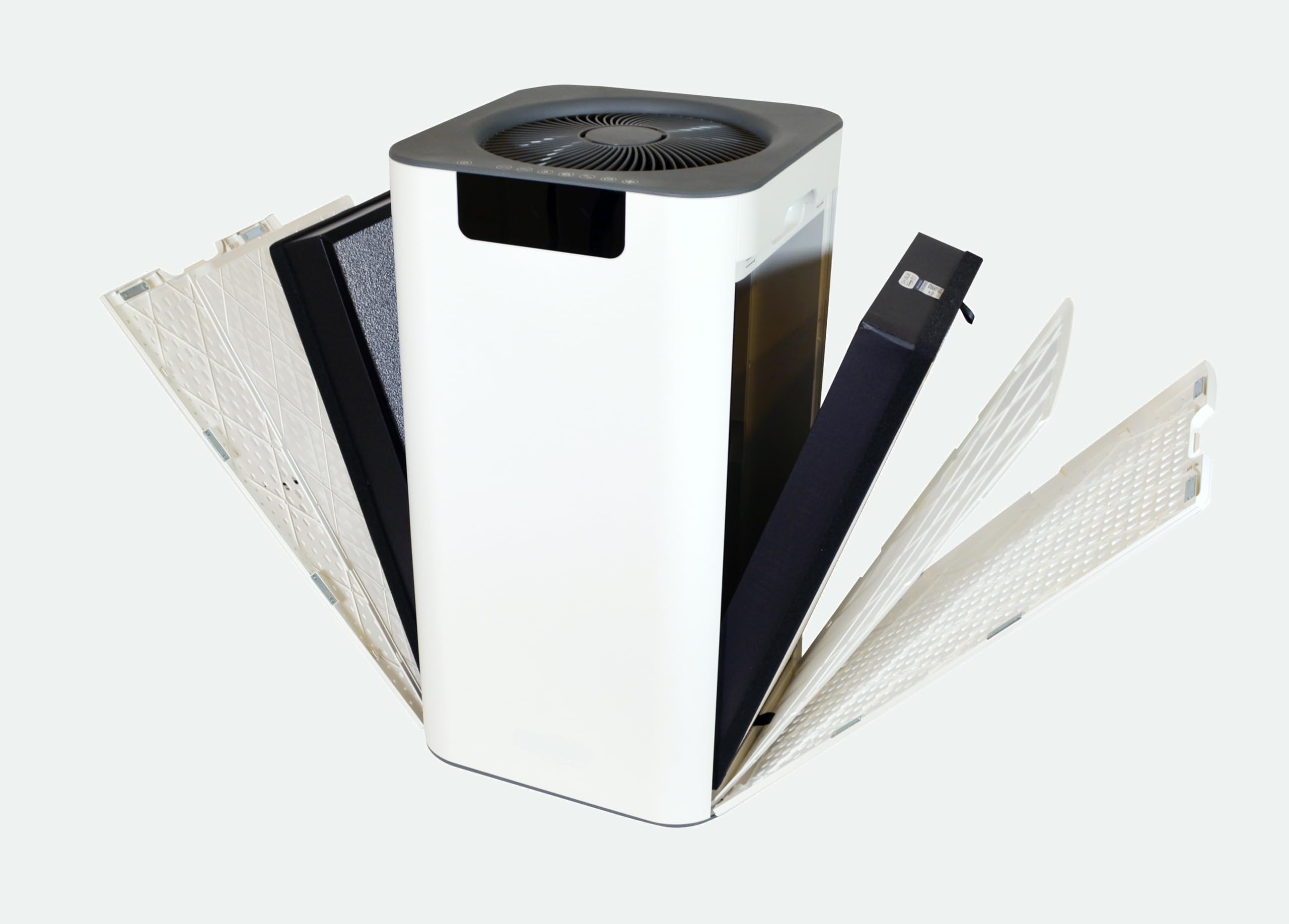 The Large Room Air Purifier LED Display True HEPA Filter PM 2 5 Indicator 1000 Sq Ft Coverage