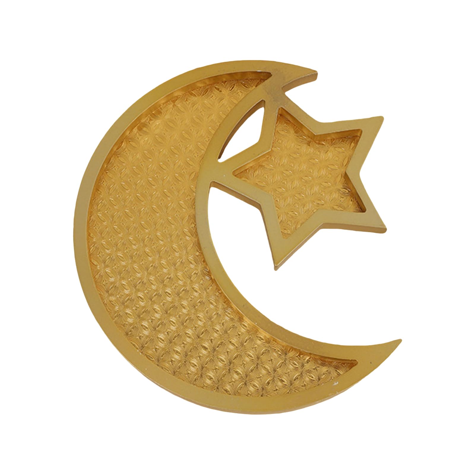 Kalttoy Decorative and Star Tray Holiday Snacks Platter Dessert Eid Festival Display Plate for Home and Restaurant Use Ramadans