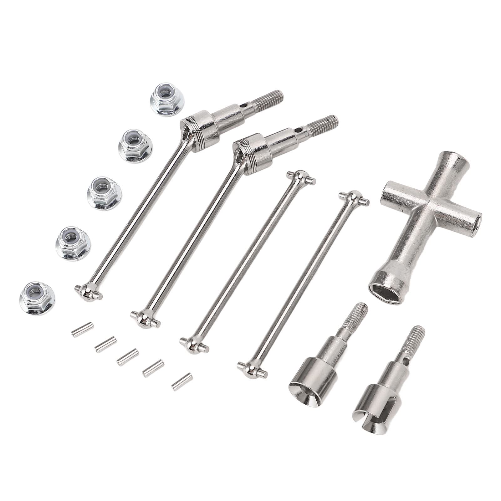 Ejoyous RC Drive Shaft RC Car Axle Drive Shaft Steel for SCY 1/16 16103 16201 16101 16102 Pro Cars with Sturdy Steel Material Easy Installation Enhanced Stability