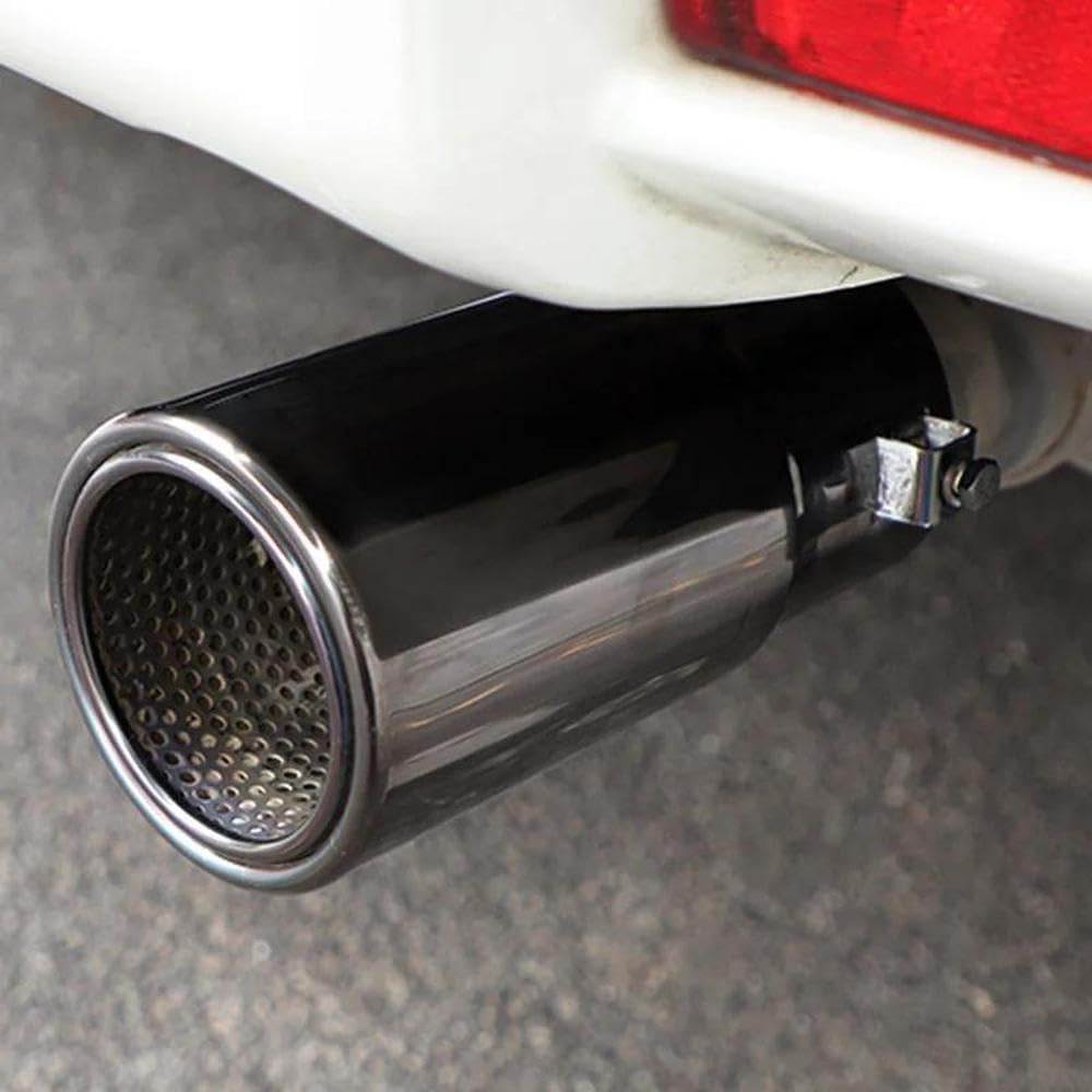 Spare Parts 1Pcs Stainless Steel Exhaust Pipe Muffler Tailpipe Muffler Tip Car Rear Tail Throat For Toyota Prado 120 150 2003-2022(Style-B-1Pcs)