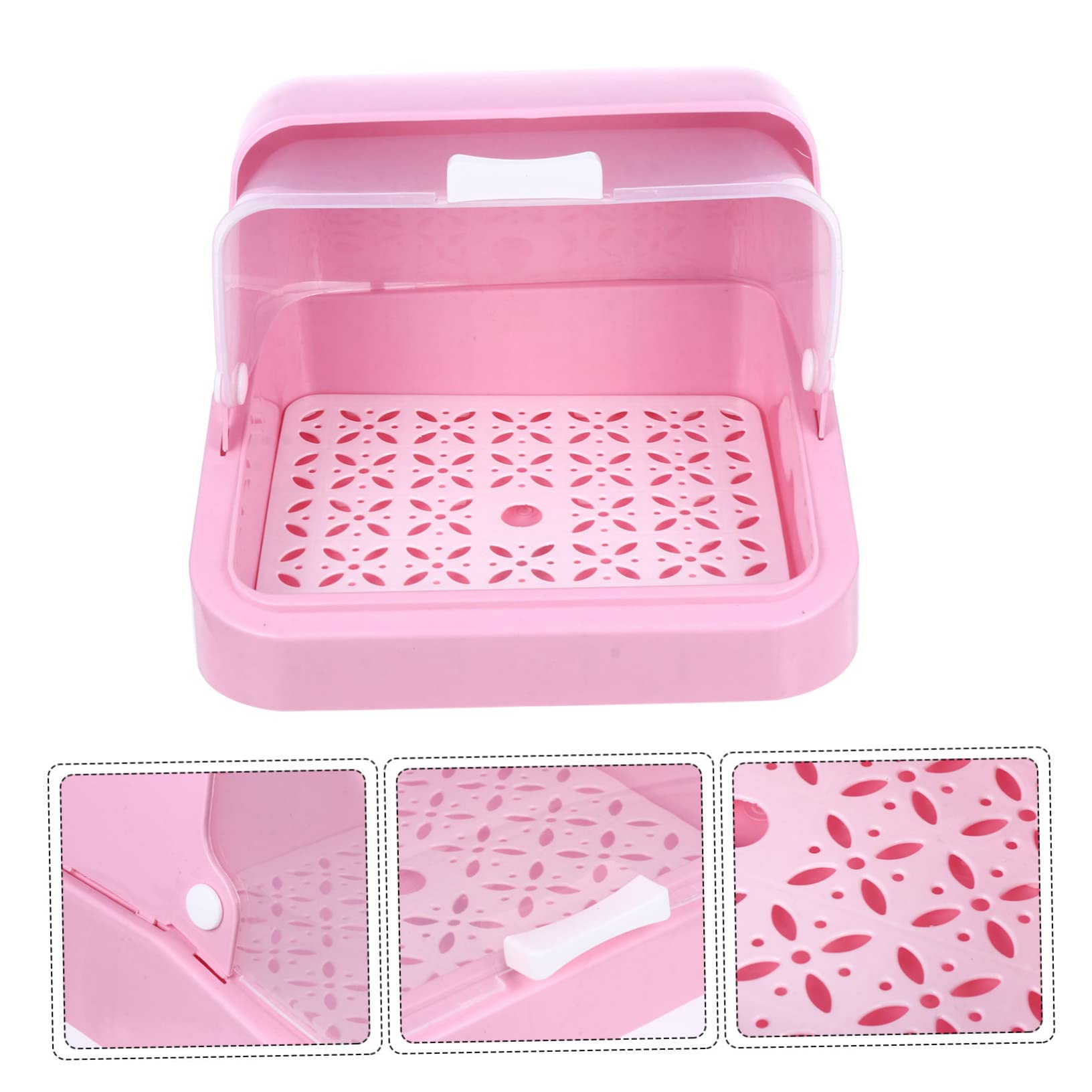 TOYANDONA Babyflaschen Aufbewahrungsbox mit Abtropfschale aus Pp-material Organizer für Babyartikel und Besteck mit Deckel für Saubere Aufbewahrung