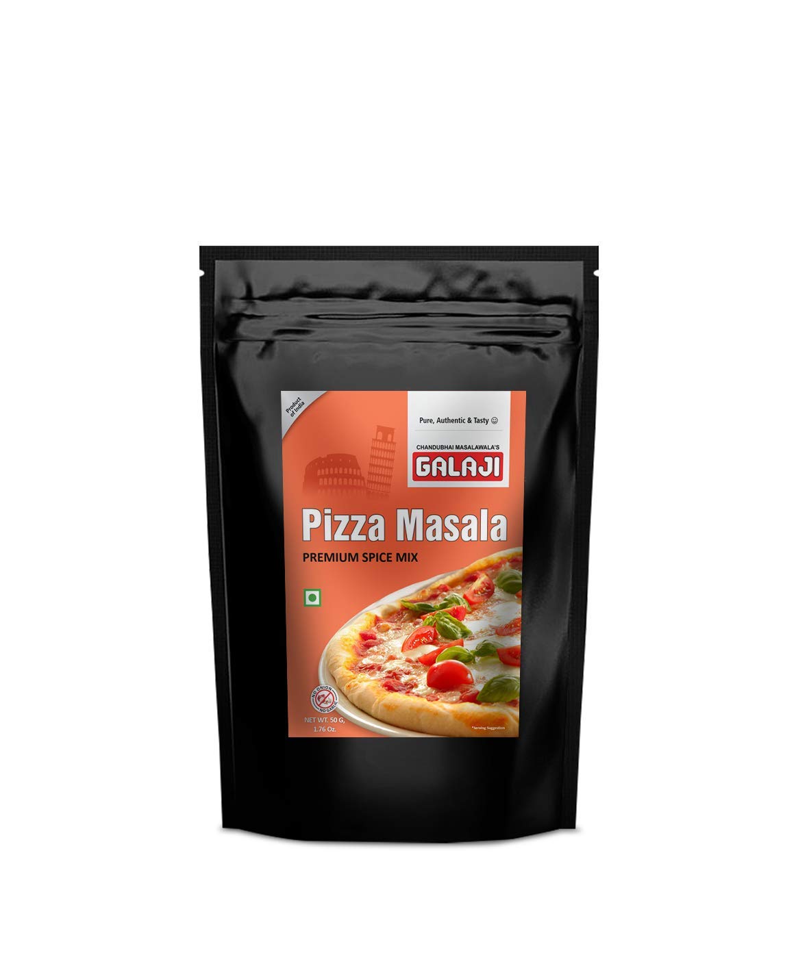 Galaji Pizza Masala 50 Grams Homemade Powdered | for Healthy Cooking | Ready to Cook | All Seasonings Spices | Pure & Hygiene | Spice Mix (B01HV9W9I8) Amazon Price History, Amazon Price Tracker