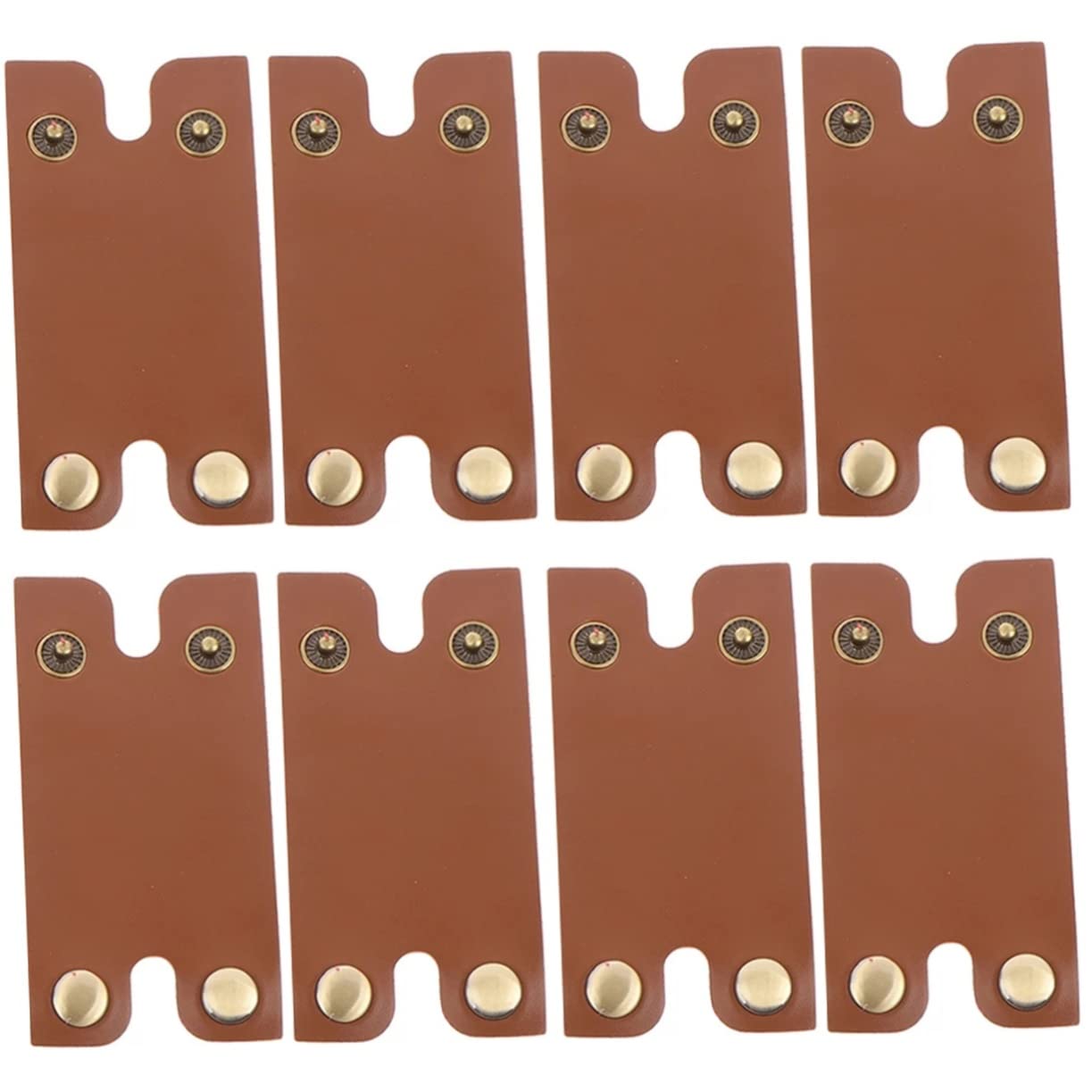 IWOWHERO 4sets Razor Head Faux Leather Protective Sleeve for Manual Shaver Anti-scratch Razor Accessories Shave Products 2pcs*4