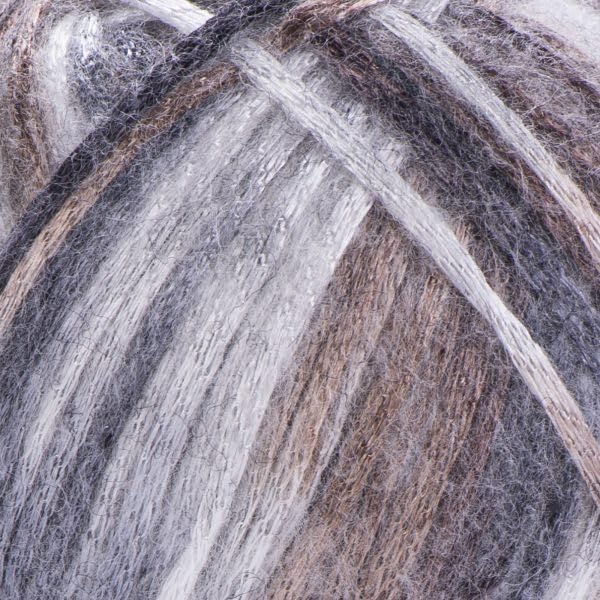 Image of YarnArt Melody Variegated Chainette - Metallic Sheen Fiber for Knitting, Crochet & Embroidery, 100g (3.5 oz) Skein, 230m (251 yd), Premium Blend of 70% Polyamide 21% Acrylic 9% Wool (907)