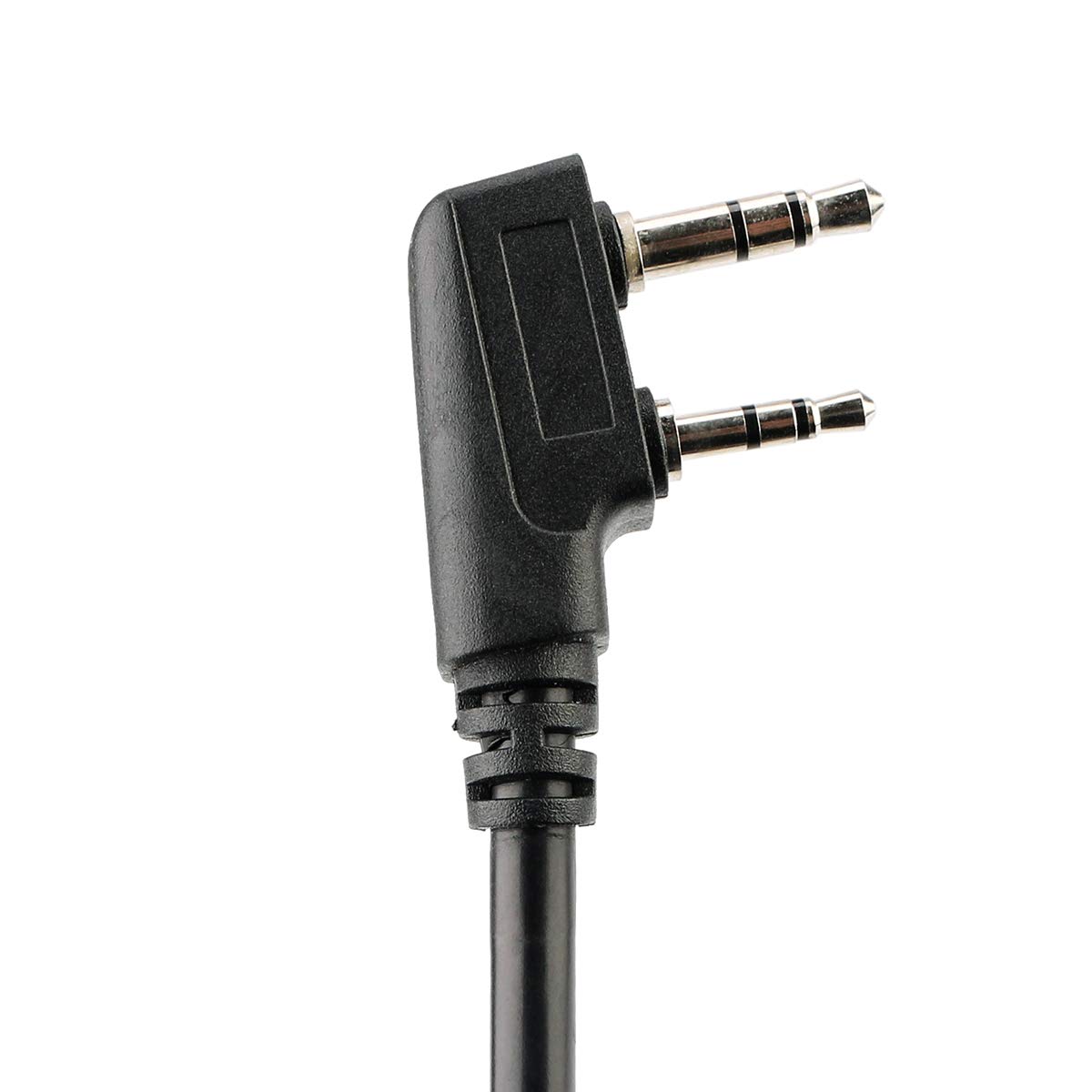 Retevis Cuffie tattiche militari, per walkie talkie con microfono, per RT21, RT22, RT68, A1, compatibili con Baofeng UV-5R F8HP Samcom FPCN30A, cuffie radio bidirezionali per Airsoft (confezione da 1)