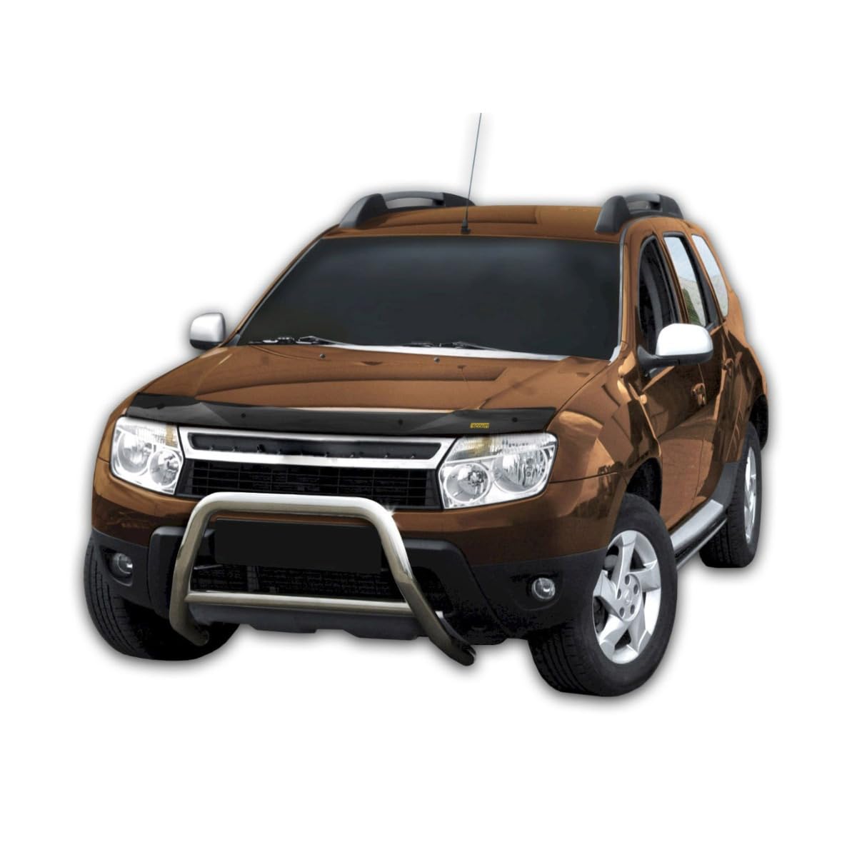SCOUTT Deflettore Protezione Cofano per Dacia Duster 2010-2014, Migliora l'Aerodinamica dell'Auto, e Spoiler, Nero