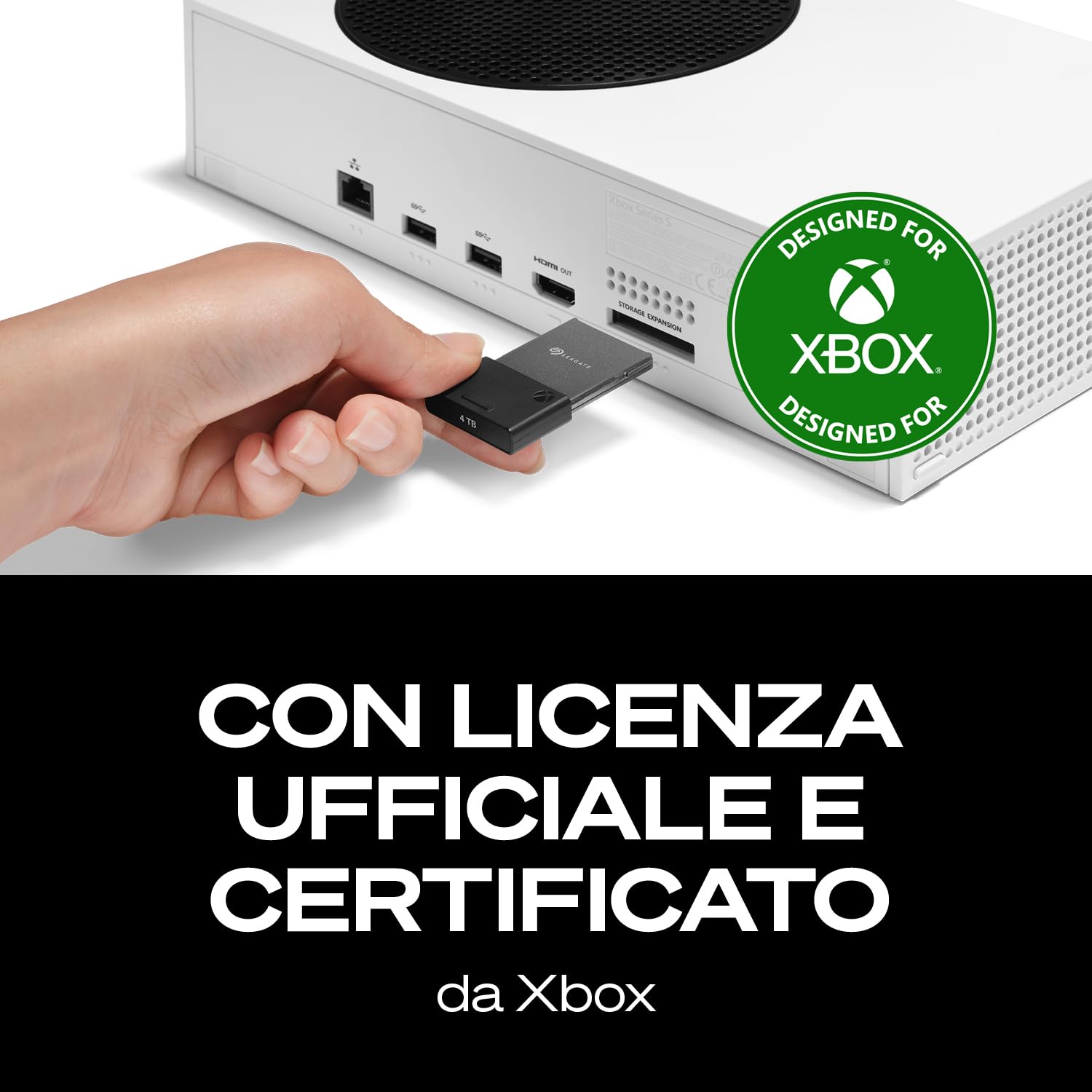 Seagate Expansion Card per Xbox Series X/S, 1TB, esterno NVMe SSD (STJR1000400)