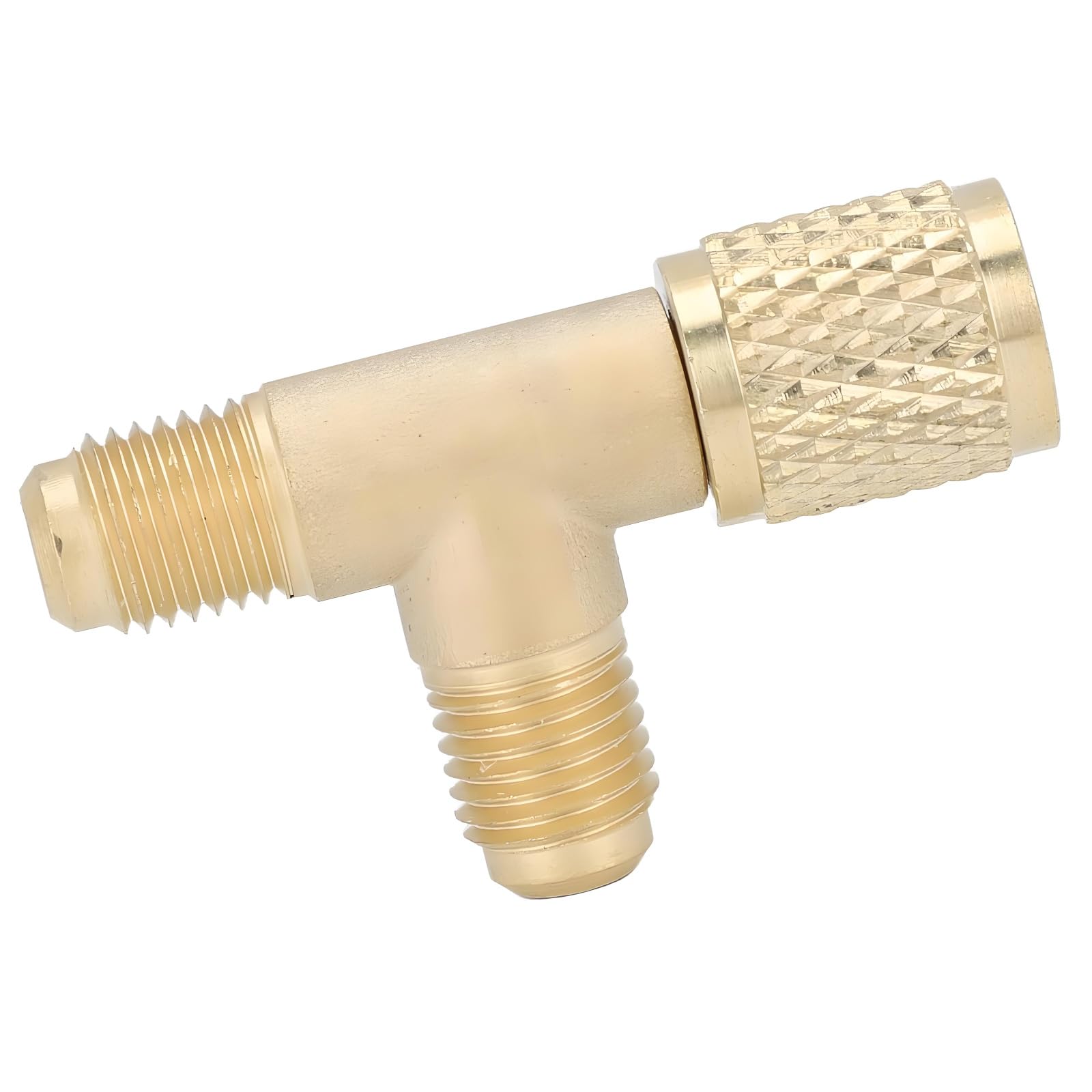 Universally HVAC Refrigerants Adapter Fitting for R22 12 R134a with Metal Construction and Leakproof Design Quick Coupler Access Joint