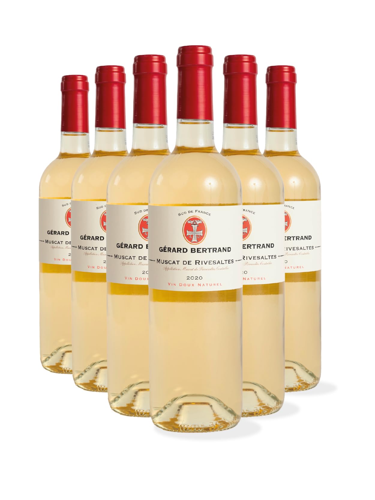 Gérard Bertrand Muscat de Rivesaltes 2023 vin blanc sucré Lot 6 Bouteilles 75cl