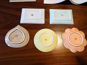 Amazon.co.jp: とらや 虎屋 豆皿 五枚セット箱無し （箱有りでも