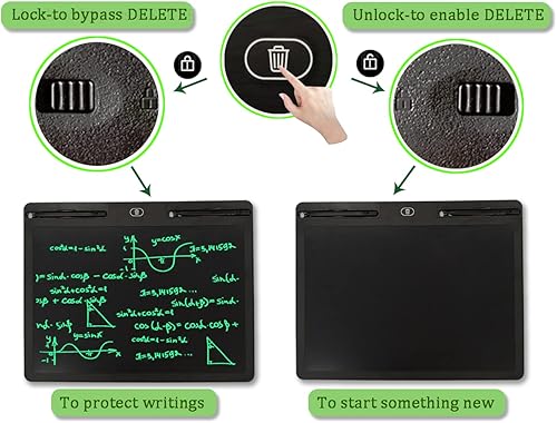 Miniatura 3 de Tableta de escritura LCD grande de 16 pulgadas pantalla para 4 niños y adultos almohadilla de dibujo gráfico electrónico independiente con 2