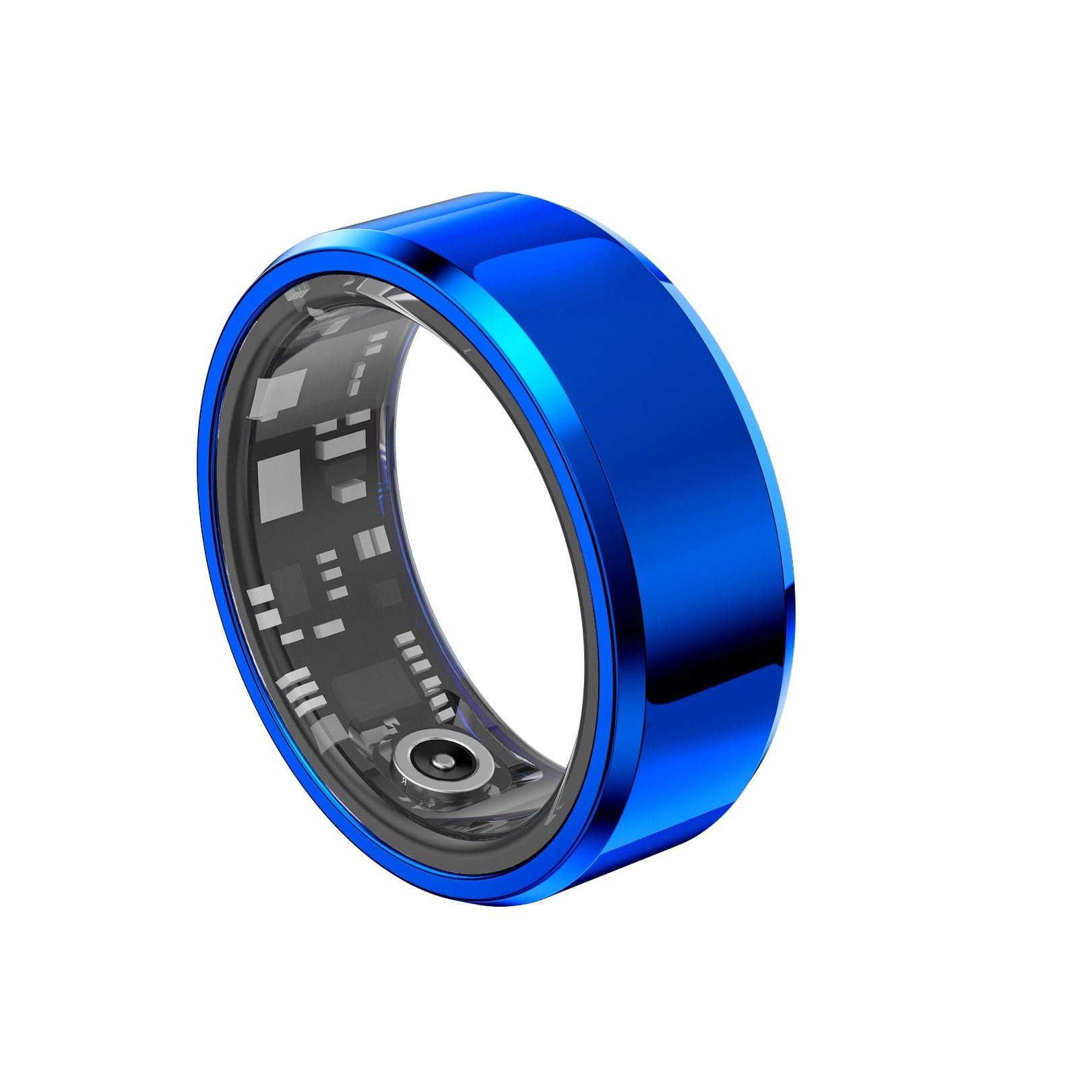 Anello Intelligente da Uomo E da Donna in Titanio, con Guscio in Acciaio, Monitoraggio della Salute del Sonno, Impermeabile, modalità Multi-Sport(7#)