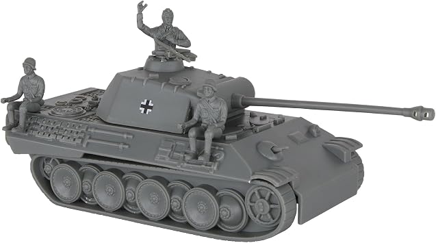 BMC CTS WW2 German Panther V Tank - Gray 138 Plastic Army Men Military Vehicle