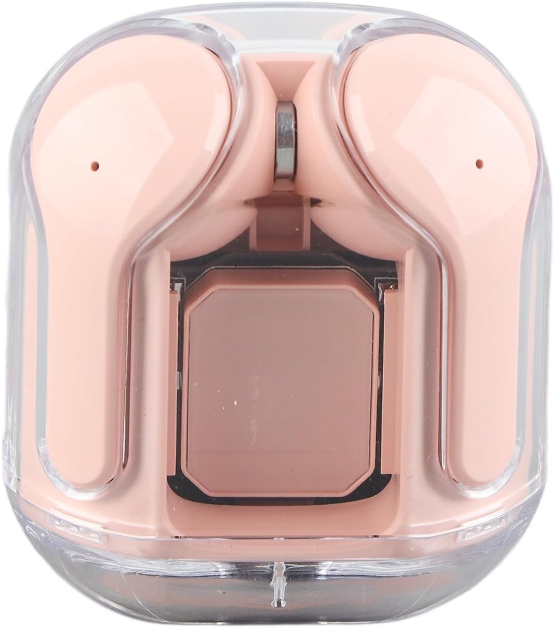 Diyeeni Wireless Earphones Noise Reduction with Digital Display, Upgraded Clearer Music, Reliable Quality for LongTerm Wear, Bluetooth 5.3 Stable Connection, Rechargeable (Pink)