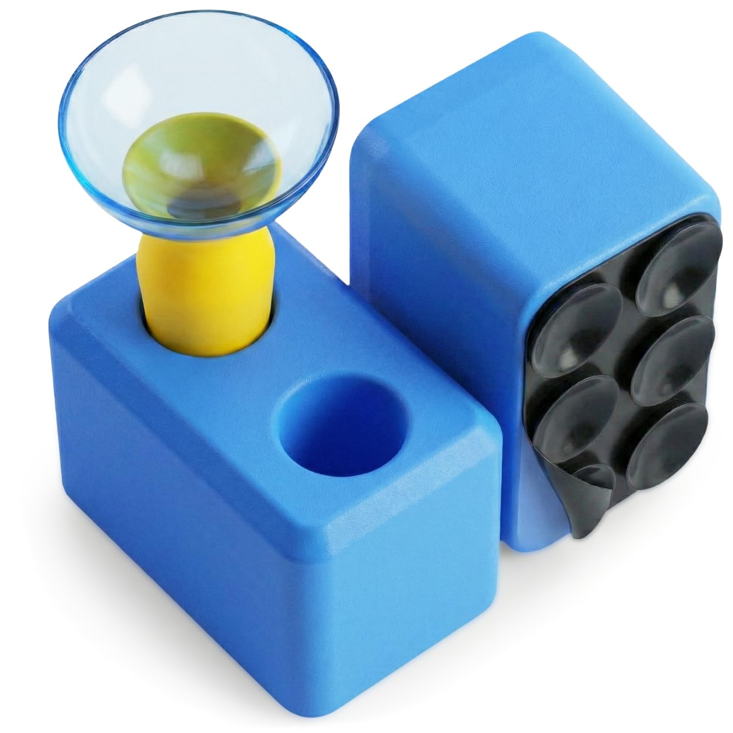 2 Pack Contact Lens Aid Holder Ventless Contact Lens Tool with Optional Suction Cups Stable Countertop Stand Fits