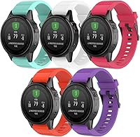 Vista 11 de QGHXO Correa para Garmin Fenix 5S / Fenix 6S, correa de repuesto de silicona suave para reloj inteligente Garmin Fenix 5S/Fenix 5S Plus/Fenix