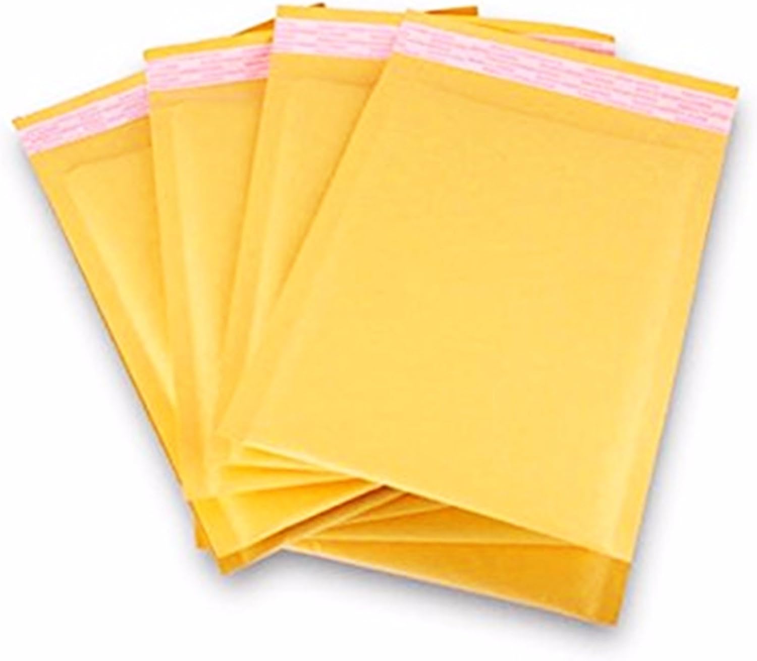FLA K-0 250 Pieces Kraft Bubble Mailers Shipping Self Sealing Envelopes 6.5x9 in