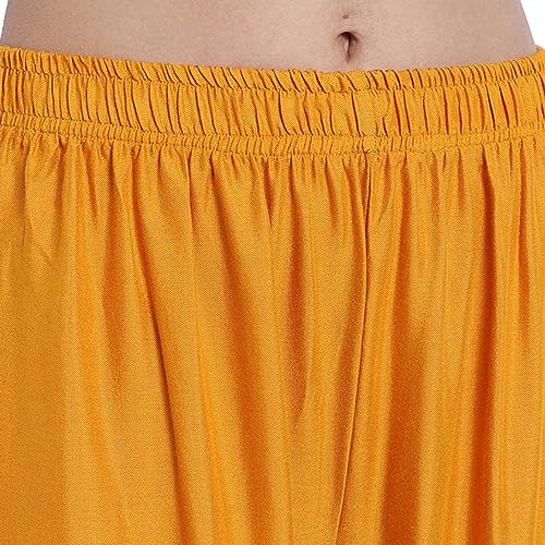 Image of Fancy Star Women Super-Combed Cotton and Rayon Solid Full Length Regular Palazzo