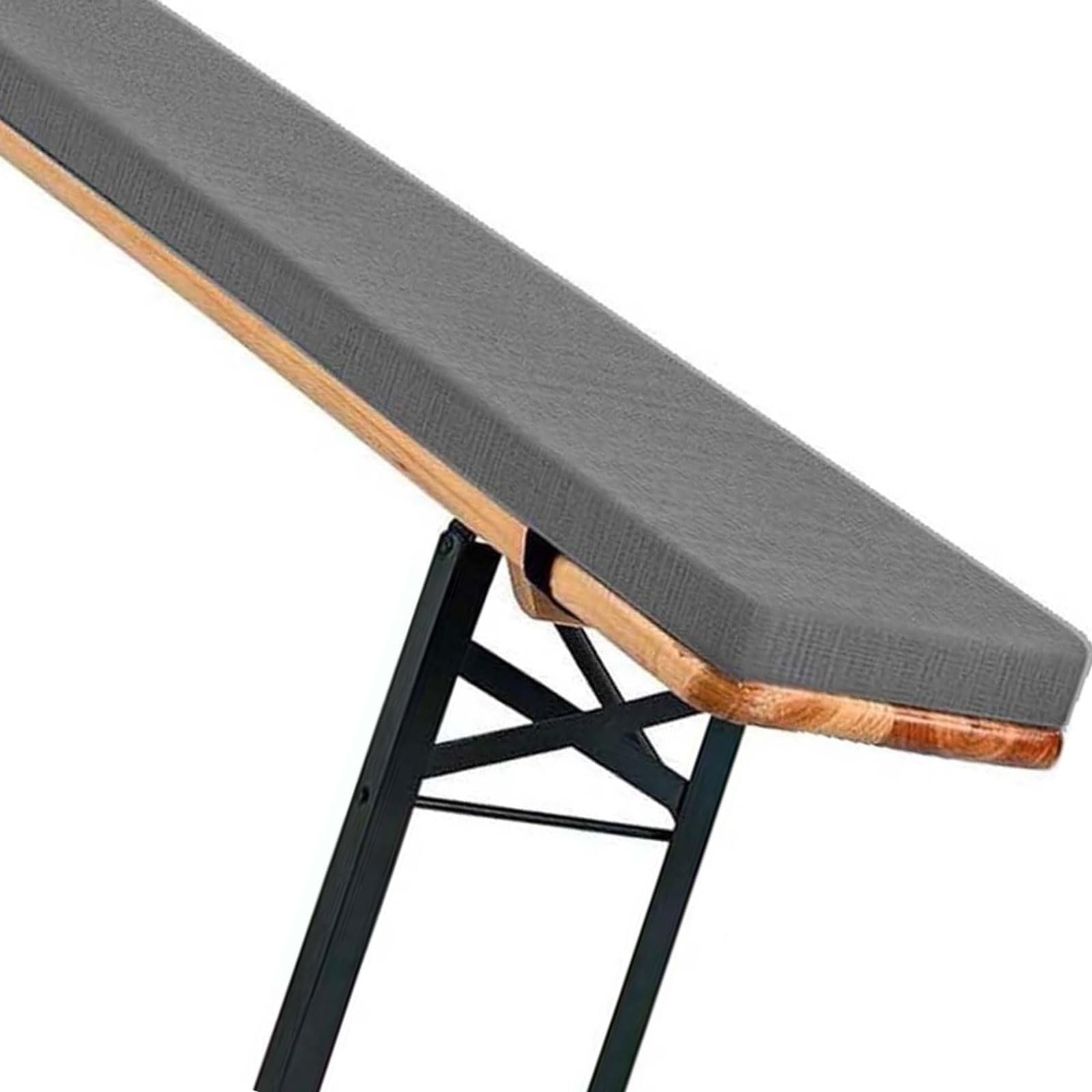Indoor/Outdoor Bench Cushion - 120cm/150cm/100cm/180cm x 50cm/40cm/30cm/25cm - 2/3 Seater Non-Slip Seat Pad for Beer Bench, Garden, Bay Windows, Patio, Long Chairs, Swings(Dark Grey,160x23x3cm)