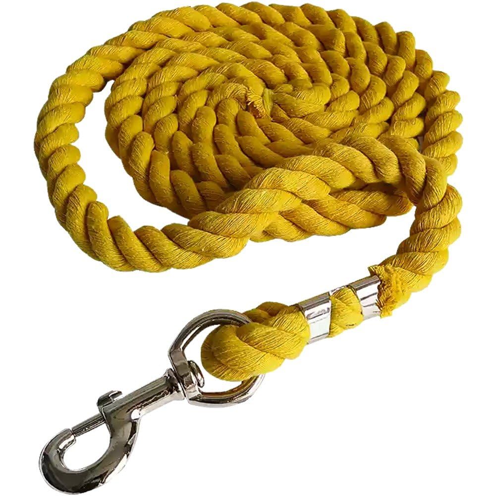 Glixoft Webbing Horse Lead Rope Durable Tethering Rope Training Lead Rope Equestrian Rein Halter for Donkey Goat Accessories