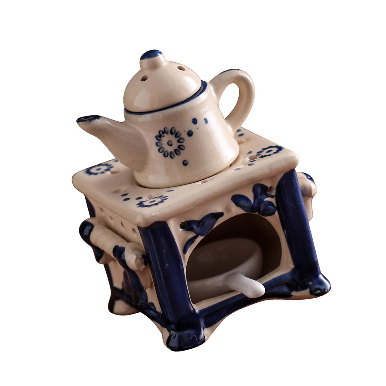 Xjdzineq Waxes Melt Burners Essential Oil, Oil Tealight Waxes Warmer Aromatherapys Holder Scented Diffuser Tealight Holder