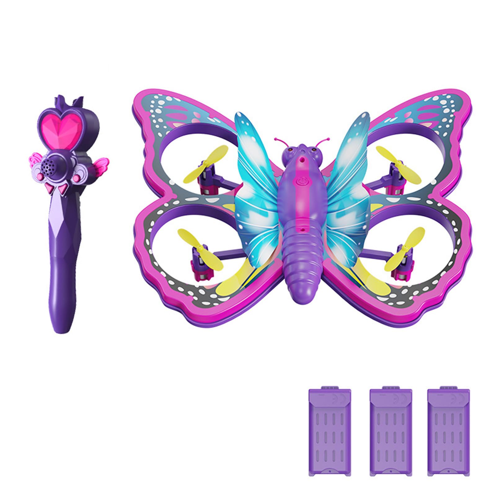 Goolsky Mini Drone per Bambini e Principianti, Drone Giocattolo Telecomandato da 2,4 GHz con Hovering Automatico, Luce LED, modalità Senza Testa, Quadricottero Telecomandato per Ragazzi e Ragazze