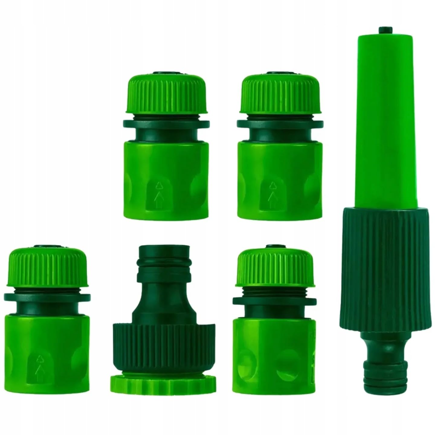 NEO TOOLS Set di tubi da giardino, 50 m, 1/2", 4 strati, supporto per tubo in metallo, ugello regolabile VERTO, attacco per rubinetto e giunti con funzione di arresto, sistema di irrigazione