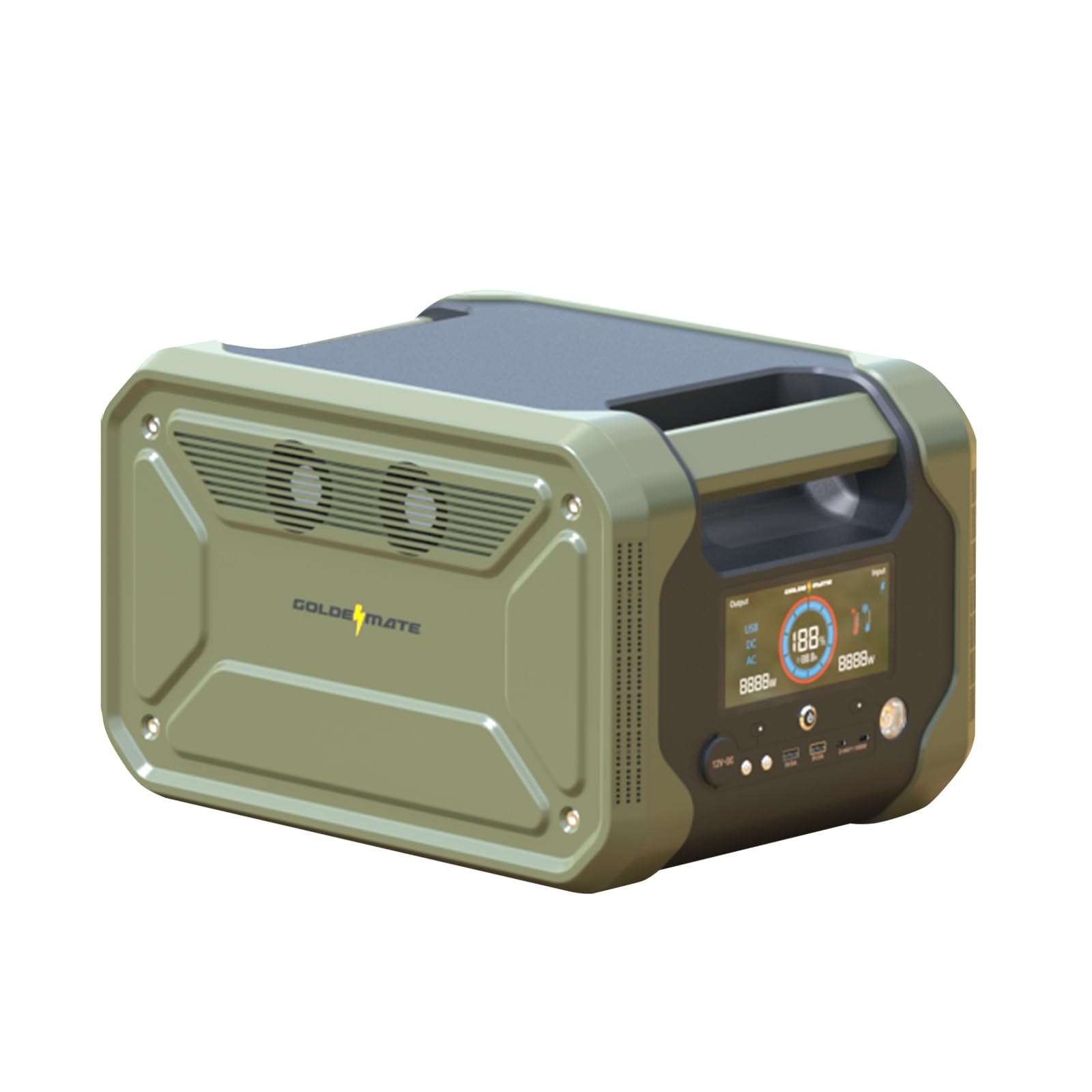 Amazon.co.jp: GOLDENMATE Thunder 1800 ポータブル電源 1843Wh リン酸