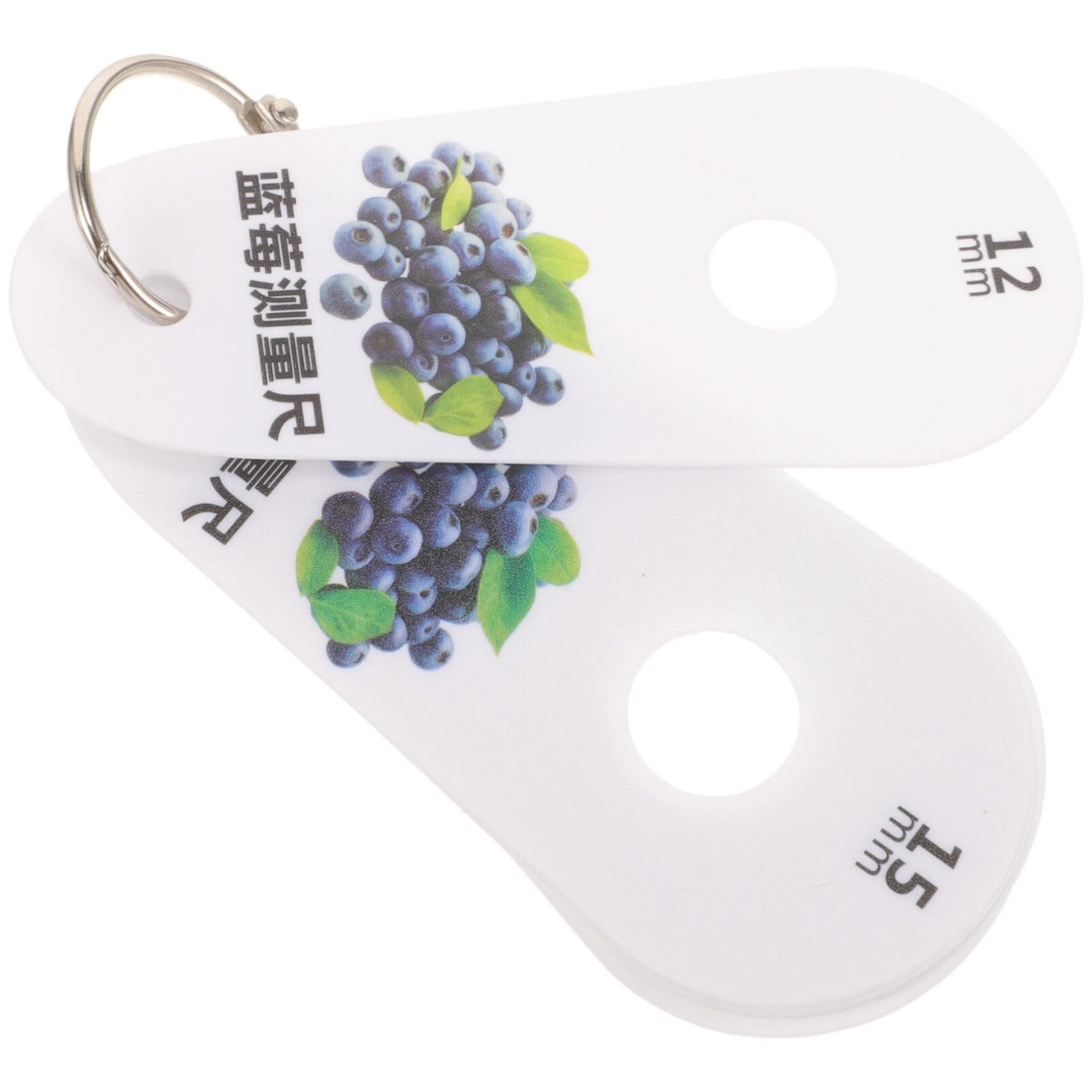 SUPVOX Blueberry Diameter Ruler 1 Set Fruit Measuring Tool Blueberry Accessory Crochet Gauge