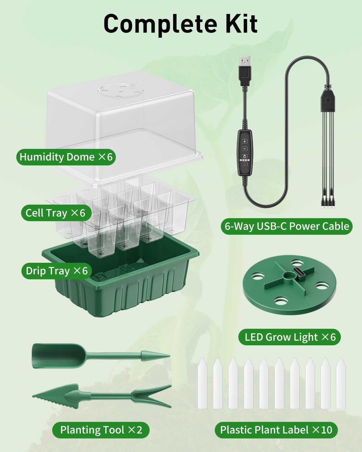 Pawfly Seed Starter Kit complete contents