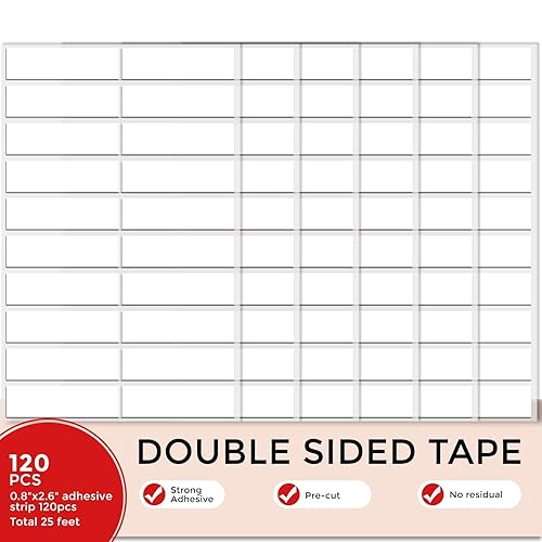 120 tiras adhesivas de doble cara para pared, nano puntos pegajosos, masilla de montaje de dos caras, masilla de museo, tachuelas adhesivas sin