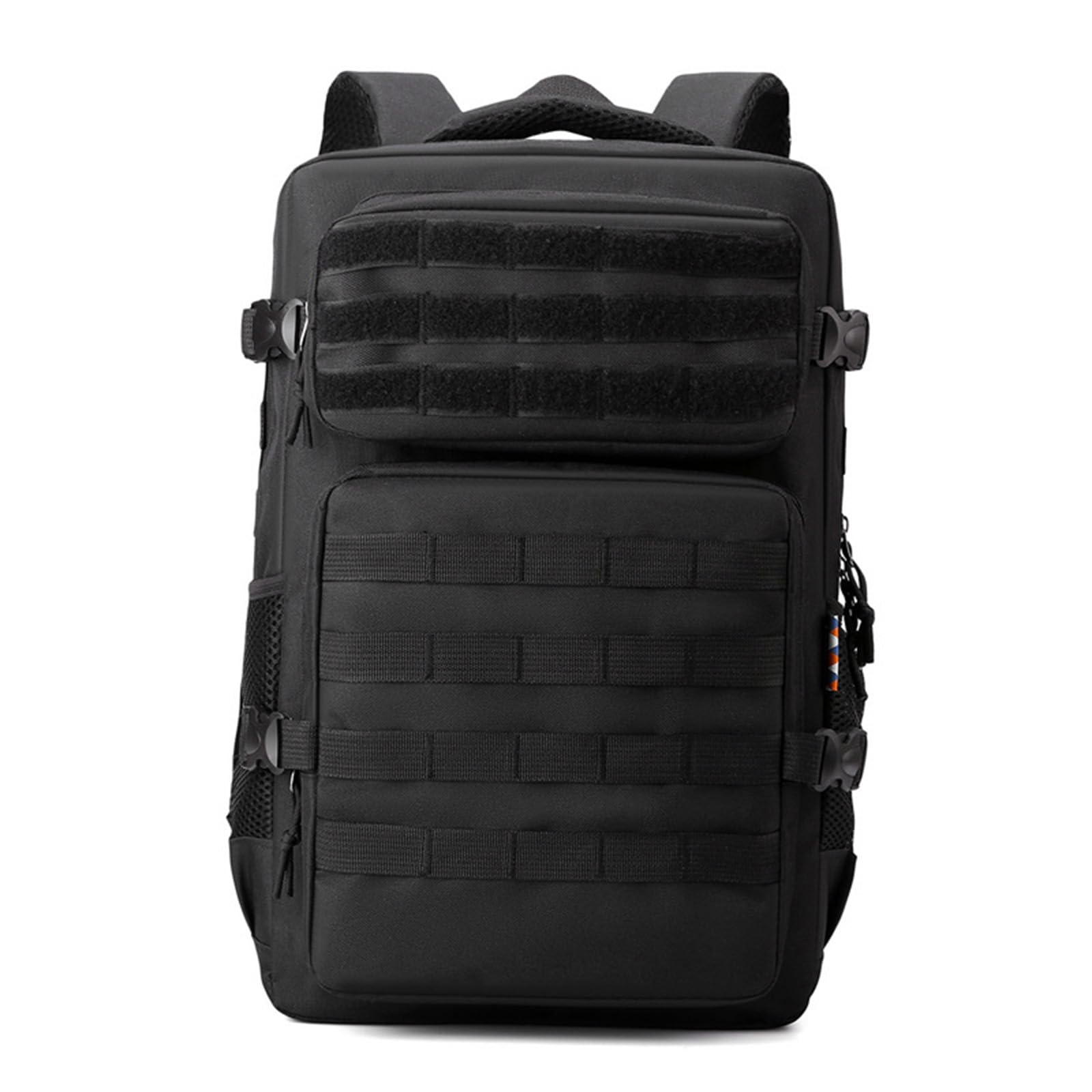 Anynoch 35L Tactical Backpacks Molle Black Backpack Motorcycle Bag Hiking Rucksack (black)