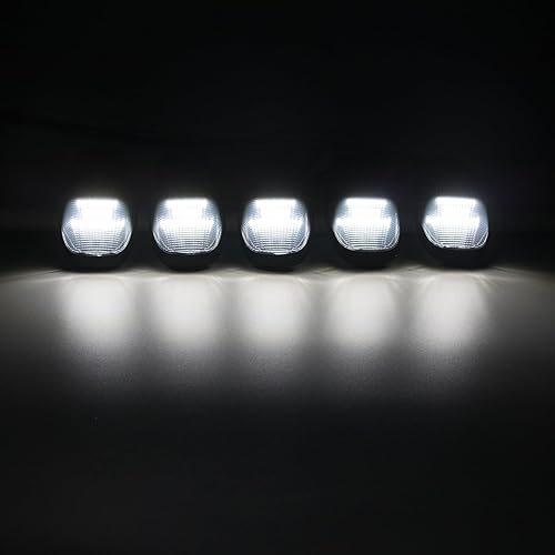 Miniatura 41 de Luz LED para techo de cabina compatible con Ram 1500 2500 3500/2011-2018 Ram 4500 5500 2003-2018, 5 piezas de luz de liquidación de cabina ámbar