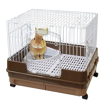 Amazon | マルカン うさぎのスッキリおそうじケージ | ミニマル