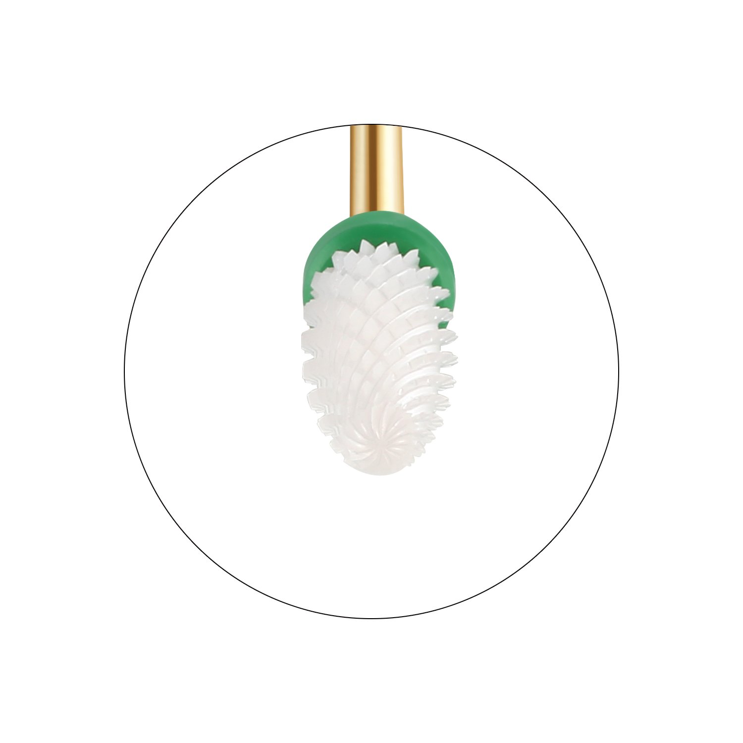 JCMaster® 2x Punte in Ceramica Conica per Fresa Unghie Lunga Durata Taglia Standard Punte Ideale Per Rimuovere lo Smalto, il Gel e cuticole Grana Coarse