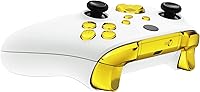 Vista 6 de eXtremeRate Botones de reemplazo para mando Xbox Core inalámbrico, defensas LB RB LT RT brillantes en oro cromo, teclas de inicio, retroceso, Dorado