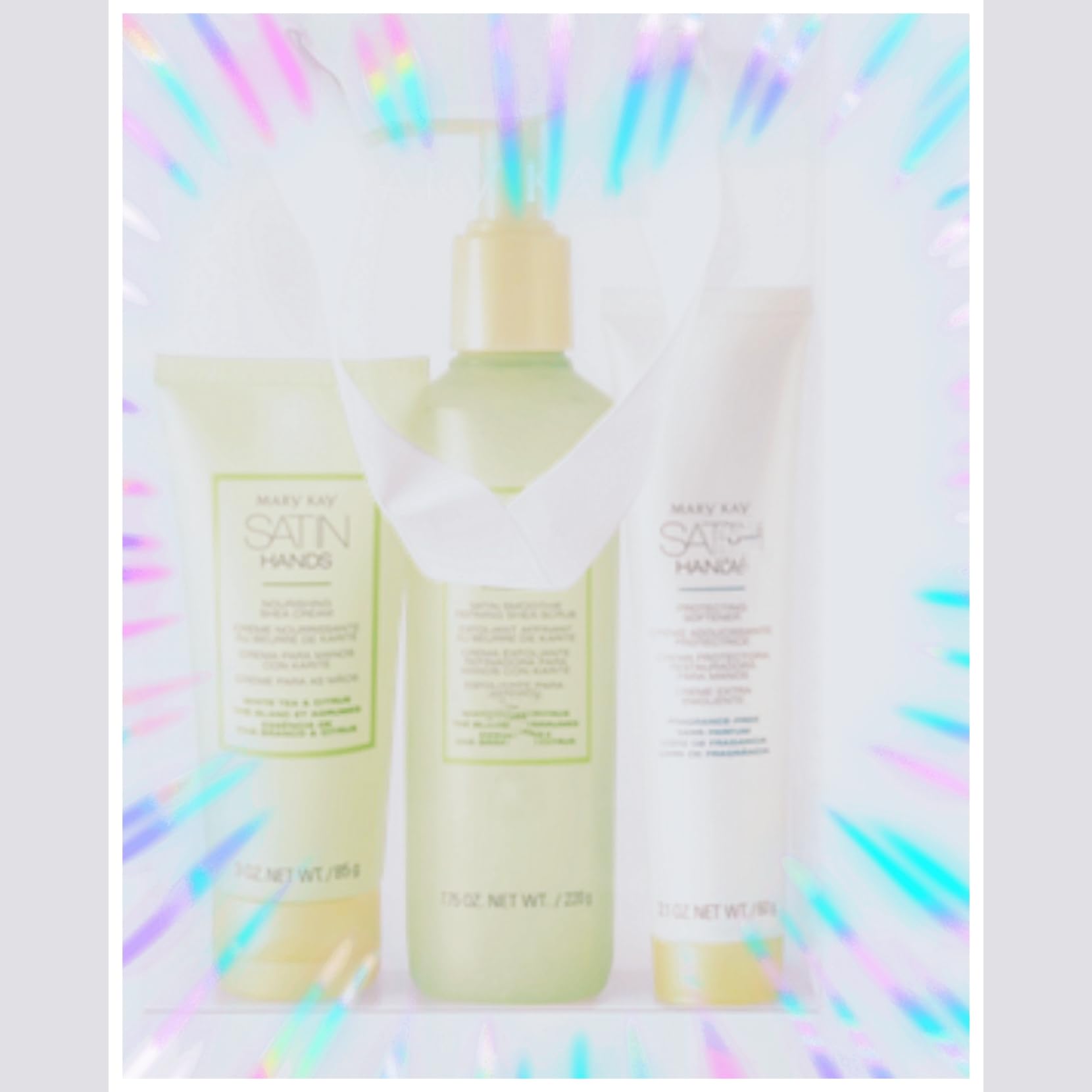 Mary kay satin hands white tea and citrus set