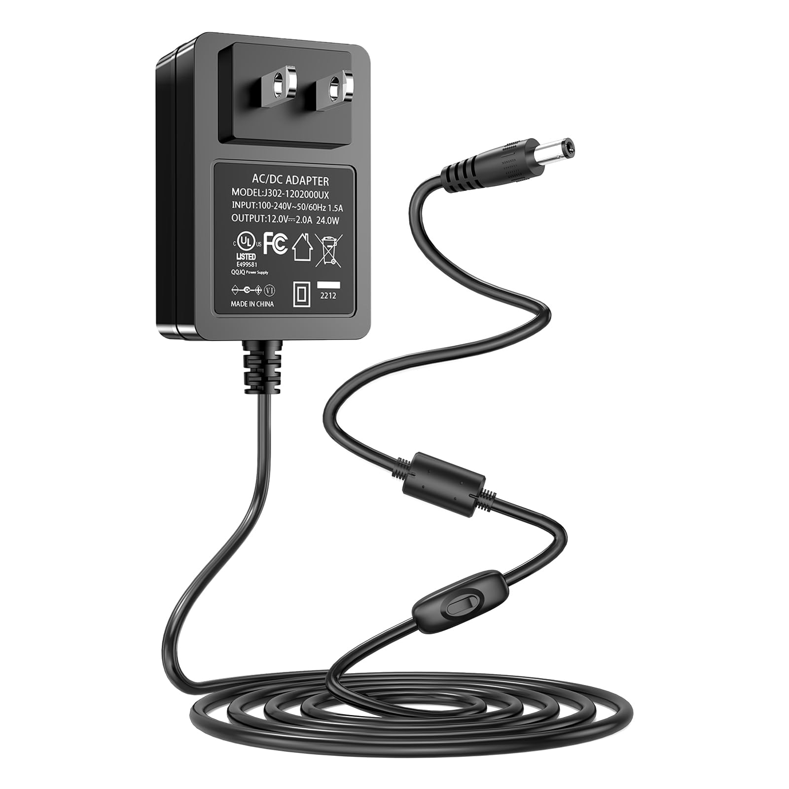 Amazon.com: 12V 2A AC Adapter Power Cord for Audio Technica