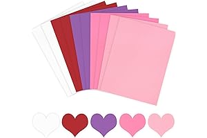 Whaline Valentine Cardstock Paper: Vibrant Hues for Heartfelt Expressions