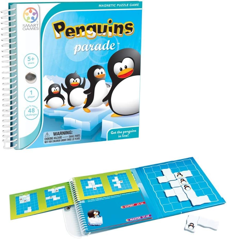 Penguins Parade magnetic puzzle game