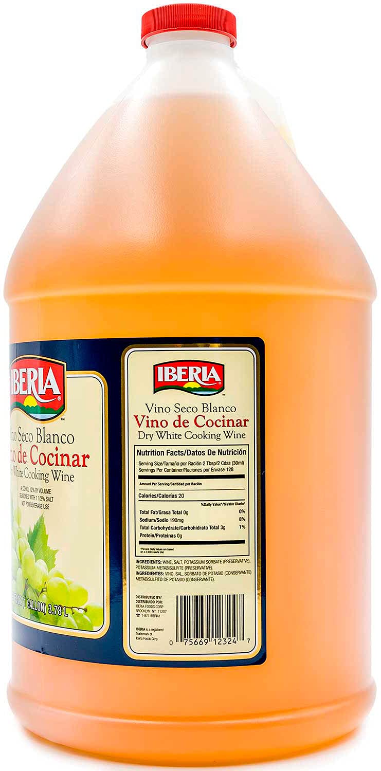 Iberia White Cooking Wine, 1 Gallon