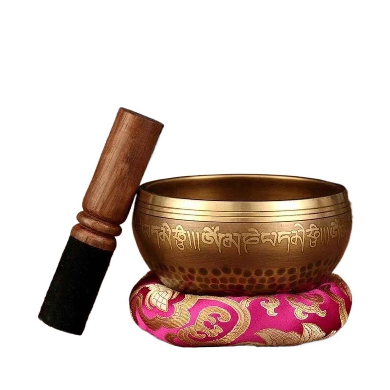 Klangschalen Klangschale Buddhistische Meditation Massage Yoga Chakra Klangschalen Klangheilungsinstrumente mit Zubehör(9.5cm)
