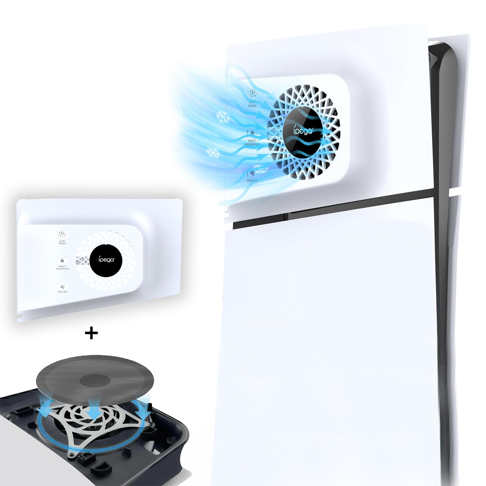 Amazon.co.jp: Lwuckbarrt PS5 Slim用 冷却孔【2024新型-側面